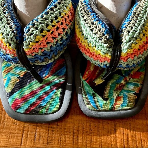 FARM Rio Multicolor Crochet Sandals - Picture 6 of 12